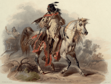 American Indian on Horseback